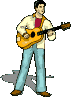 Beroepen plaatjes Gitaristen Muzikant Gitarist