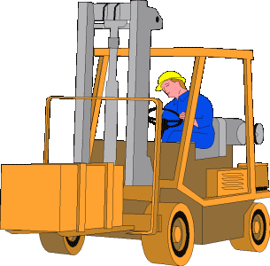 Beroepen plaatjes Heftruckchauffeur 