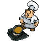 Beroepen plaatjes Koks Kok Pannenkoek Bakken