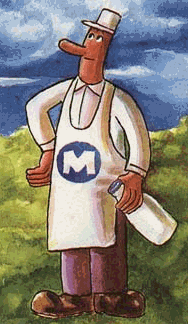 Beroepen plaatjes Melkboer 