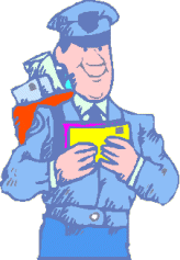 Beroepen plaatjes Postbode 