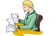 Beroepen plaatjes Secretaresse 