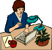 Beroepen plaatjes Secretaresse 