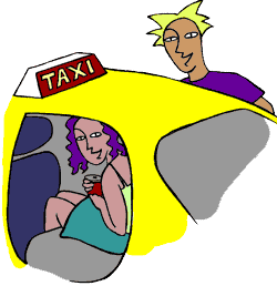 Beroepen plaatjes Taxichauffeur 