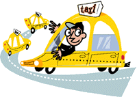 Beroepen plaatjes Taxichauffeur 
