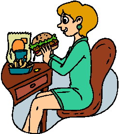 Cliparts Activiteiten Lunchen 