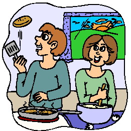 Cliparts Activiteiten Lunchen 