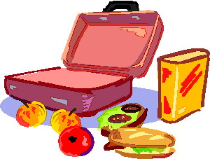 Cliparts Activiteiten Lunchen Brood Trommel Picknickmand Lunch Trommel