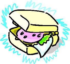 Cliparts Activiteiten Lunchen Broodje Gezond