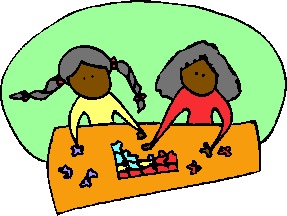 Cliparts Activiteiten Puzzelen 