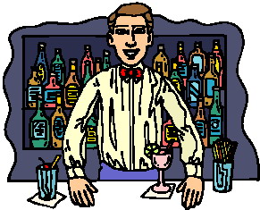 Cliparts Beroepen Barman 