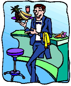 Cliparts Beroepen Barman 
