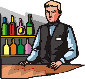 Cliparts Beroepen Barman 