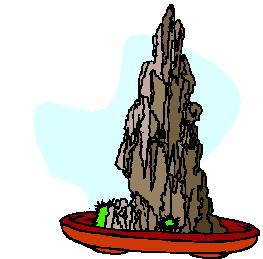 Cliparts Bloemen en planten Bonsai 