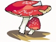 Cliparts Bloemen en planten Paddestoelen 