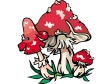 Cliparts Bloemen en planten Paddestoelen 