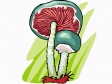 Cliparts Bloemen en planten Paddestoelen 