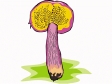 Cliparts Bloemen en planten Paddestoelen 