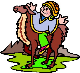Cliparts Boerderij Lama 