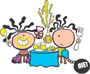 Cliparts Cartoons Bubblegum kids 