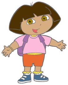 Cliparts Cartoons Dora de explorer 