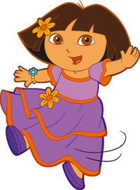 Cliparts Cartoons Dora de explorer 