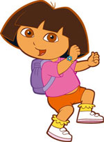 Cliparts Cartoons Dora de explorer 