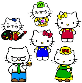 Cliparts Cartoons Hello kitty 