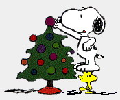 Cliparts Cartoons Kerst snoopy 