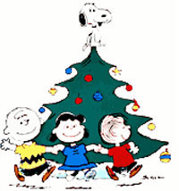 Cliparts Cartoons Kerst snoopy 