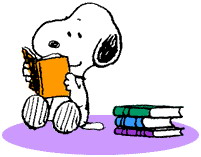 Cliparts Cartoons Snoopy Snoopy Leest Boek