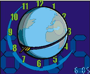 Cliparts Communicatie Kompas Wereldklok Wereldtijdklok