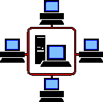 Cliparts Communicatie Netwerken Pc Netwerk