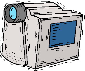 Cliparts Projectoren Computer Fototoestel Filmcamera