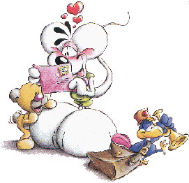 Cliparts Diddl Diddl vrienden 