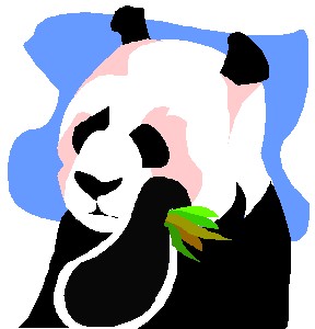 Dieren Cliparts Panda 