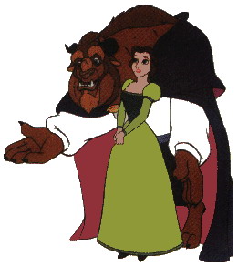 Cliparts Disney Belle en het beest 