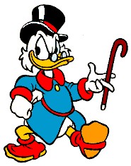 Cliparts Disney Dagobert duck 