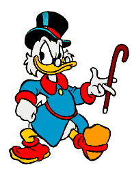 Cliparts Disney Dagobert duck 
