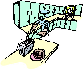 Cliparts Eten en drinken Keukens 