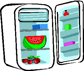 Cliparts Eten en drinken Koelkasten 