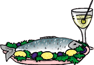 Cliparts Eten en drinken Vis 