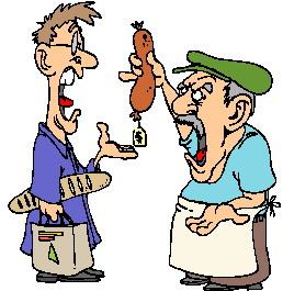 Cliparts Eten en drinken Worst 