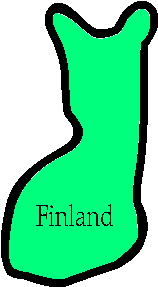 Cliparts Geografie Finland 