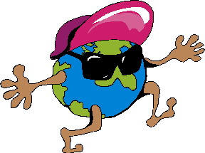 Cliparts Geografie Wereldbollen 