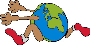 Cliparts Geografie Wereldbollen 