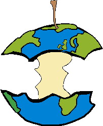 Cliparts Geografie Wereldbollen 