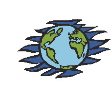 Cliparts Geografie Wereldbollen 