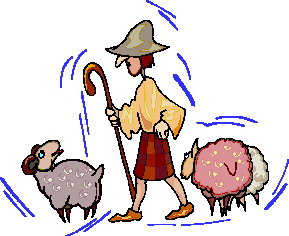 Cliparts Kerstmis Kerst herders 