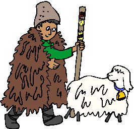 Cliparts Kerstmis Kerst herders 